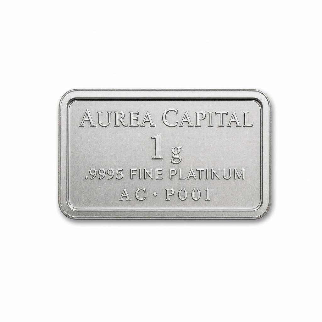 1 g Aurea Platinum Bar