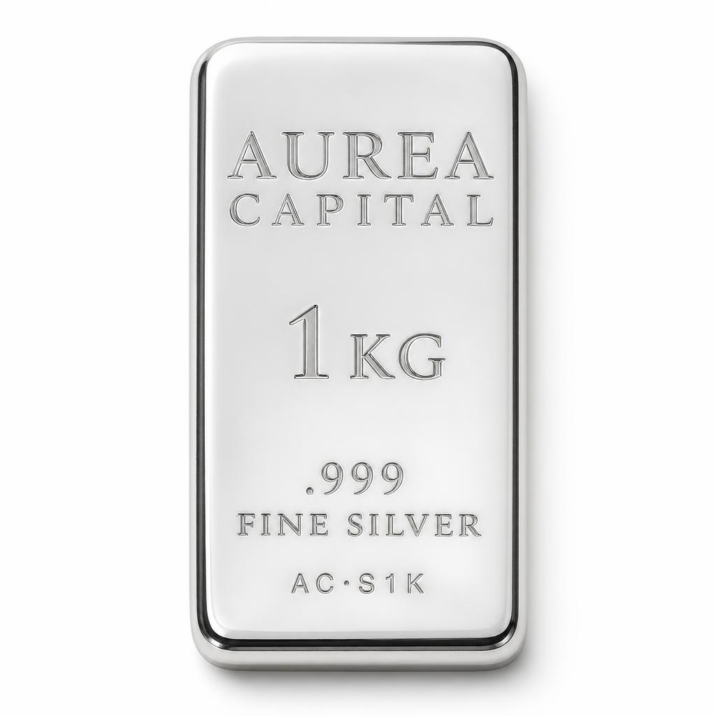 1 kg Aurea Silver Bar