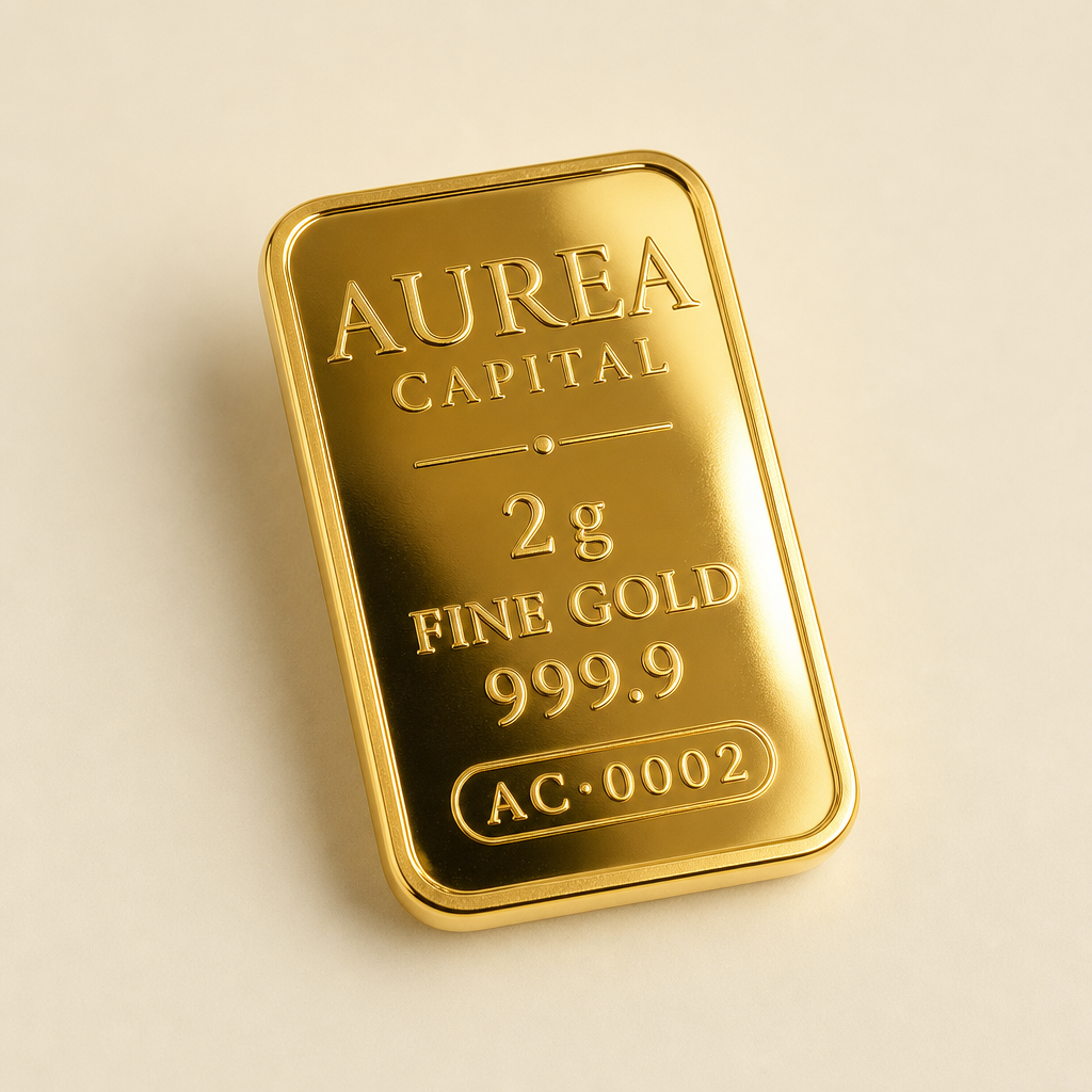 2 g Aurea Gold Bar