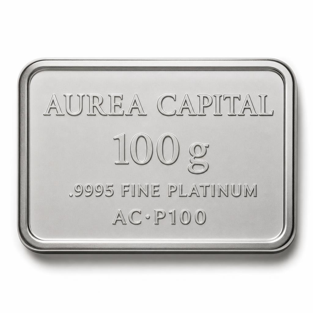 100 g Aurea Platinum Bar