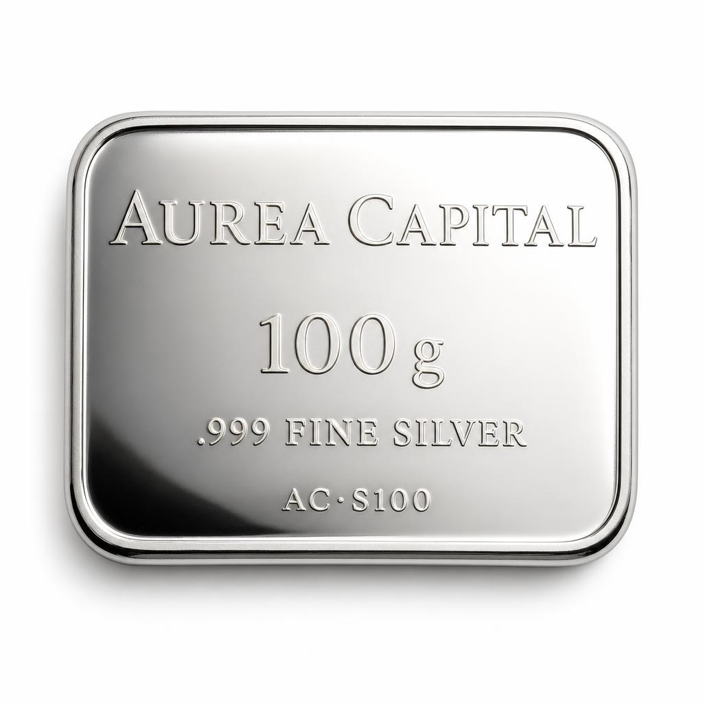 100 g Aurea Silver Bar
